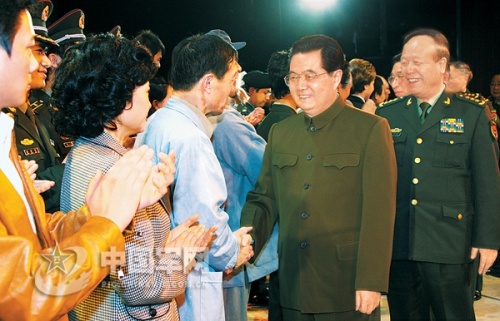 胡錦濤觀看話劇